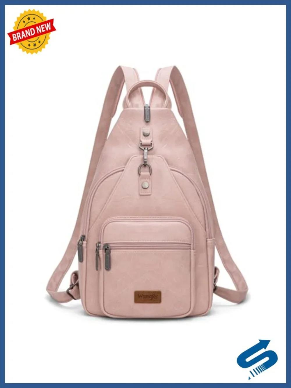 Convertible Sling Backpack Crossbody for Women Adjustable Strap Hiking Travel